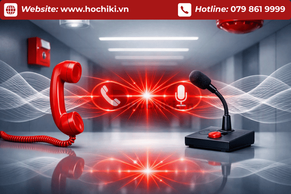 He thong firephone bao chay va Hochiki VoiceNET